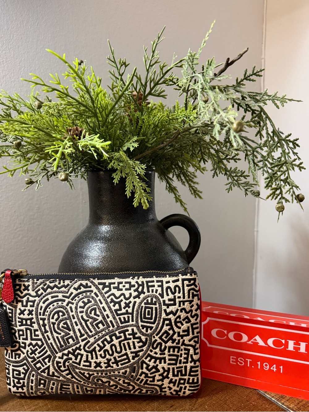 Coach x Keith Haring x Disney Wristlet